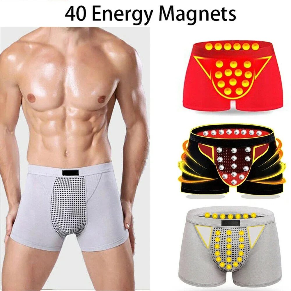 Men's Physiological Underwear Men Enlargement Underpants Health Boxer Shorts Tourmaline Prostate Magnetic Therapy
Men's Physiological Underwear Men Enlargement Underpants Health Boxer Shorts Tourmaline Prostate Magnetic Therapy