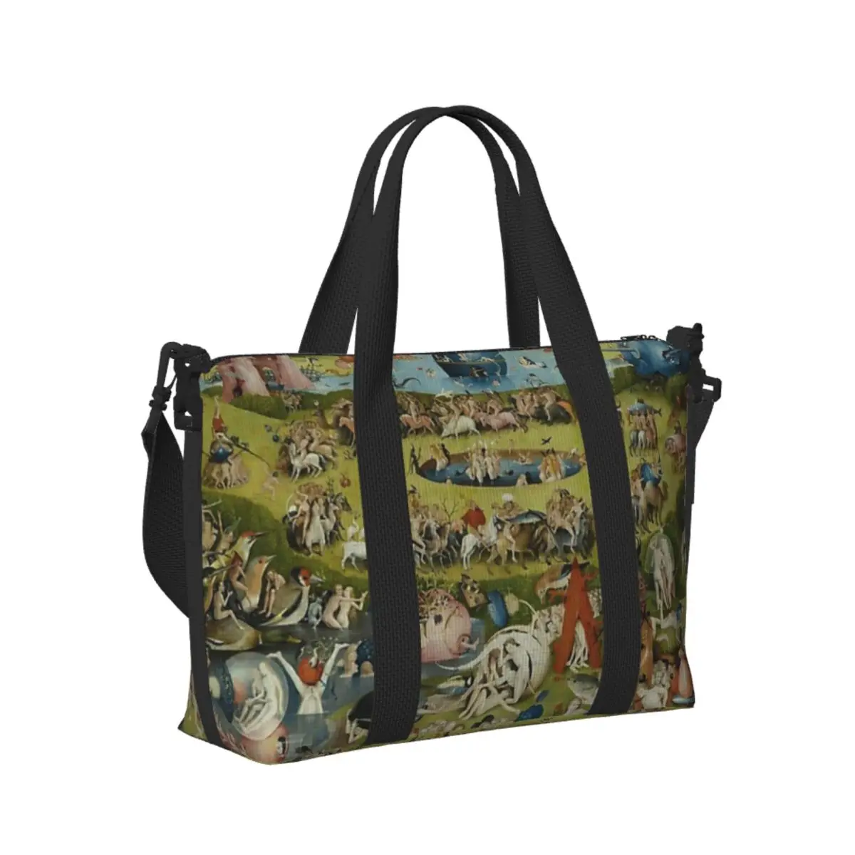 BOSCH, Hieronymus - Triptych Of Garden Of Earthly Delights Beach Travel Bag Tote Bags for Gym Women Shopping Duffle Shoulder Bag
BOSCH, Hieronymus - Triptych Of Garden Of Earthly Delights Beach Travel Bag Tote Bags for Gym Women Shopping Duffle Shoulder Bag