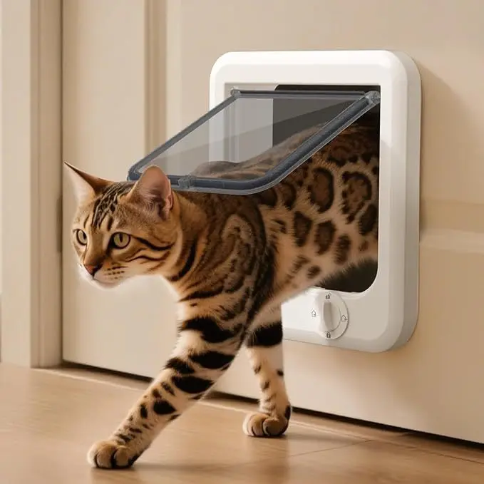 Pet Door Free Access in And Out Cat Door Pet Furniture Three Modes Are Adjustable Pet Supplies Dog Enters and Exits.
Pet Door Free Access in And Out Cat Door Pet Furniture Three Modes Are Adjustable Pet Supplies Dog Enters and Exits.