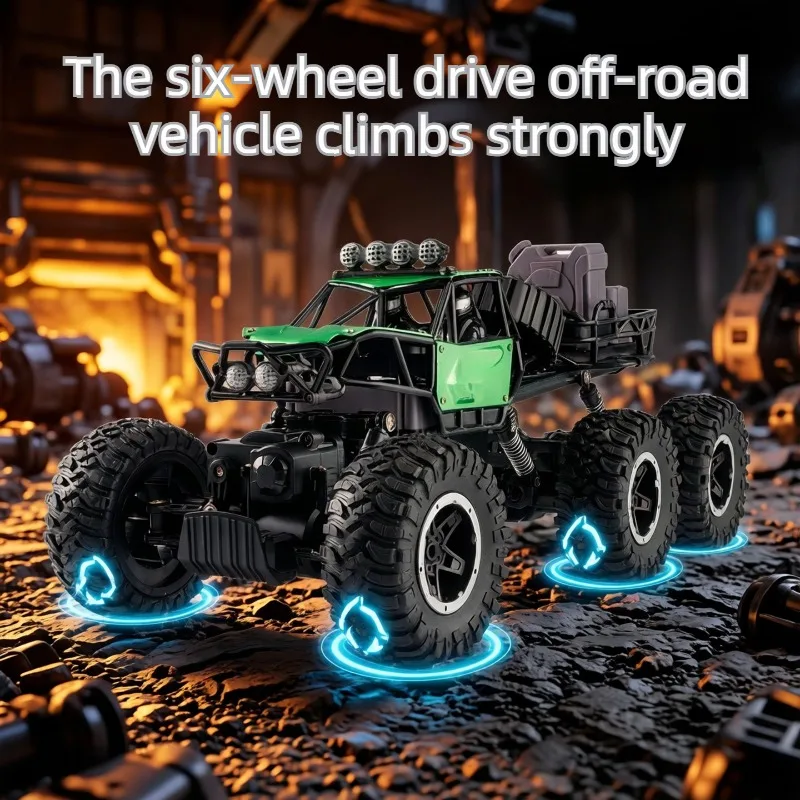 RC Off-Road Gesture-Sensing Remote Control Car Alloy Six-Wheel Crawler Simulation Model Electronic Toy Gift for Boys
RC Off-Road Gesture-Sensing Remote Control Car Alloy Six-Wheel Crawler Simulation Model Electronic Toy Gift for Boys
