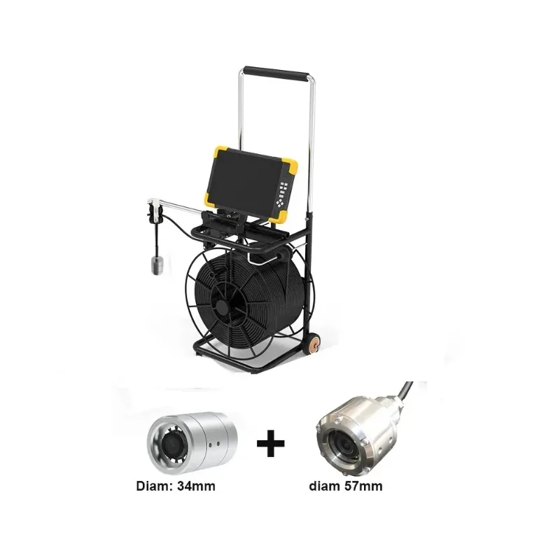 【2026】100/200m Cable Deep Water Video Inspector Dual Camera Well/Sewer/Pipe/Drain Inspection Camera W/ Meter Counter 10.1" DVR M
【2026】100/200m Cable Deep Water Video Inspector Dual Camera Well/Sewer/Pipe/Drain Inspection Camera W/ Meter Counter 10.1" DVR M