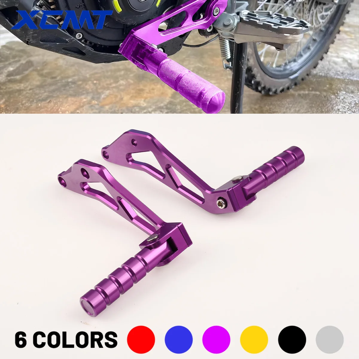 Motorcycle Rear Passenger Foot Pegs For Surron Sur Ron Light Bee X For Segway X160 X260 Foldable Footrest Pedal Bracket
Motorcycle Rear Passenger Foot Pegs For Surron Sur Ron Light Bee X For Segway X160 X260 Foldable Footrest Pedal Bracket