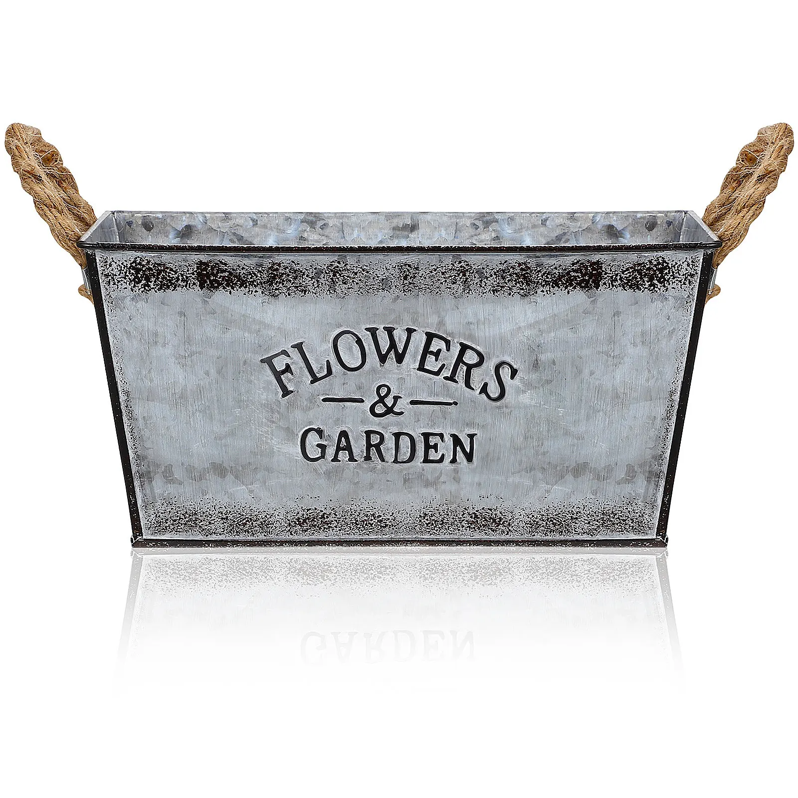 Vintage Iron Planter Large Rustic Flower Bucket Planter with Handles for Indoor Outdoor Garden Balcony Patio Planters Decorative
Vintage Iron Planter Large Rustic Flower Bucket Planter with Handles for Indoor Outdoor Garden Balcony Patio Planters Decorative