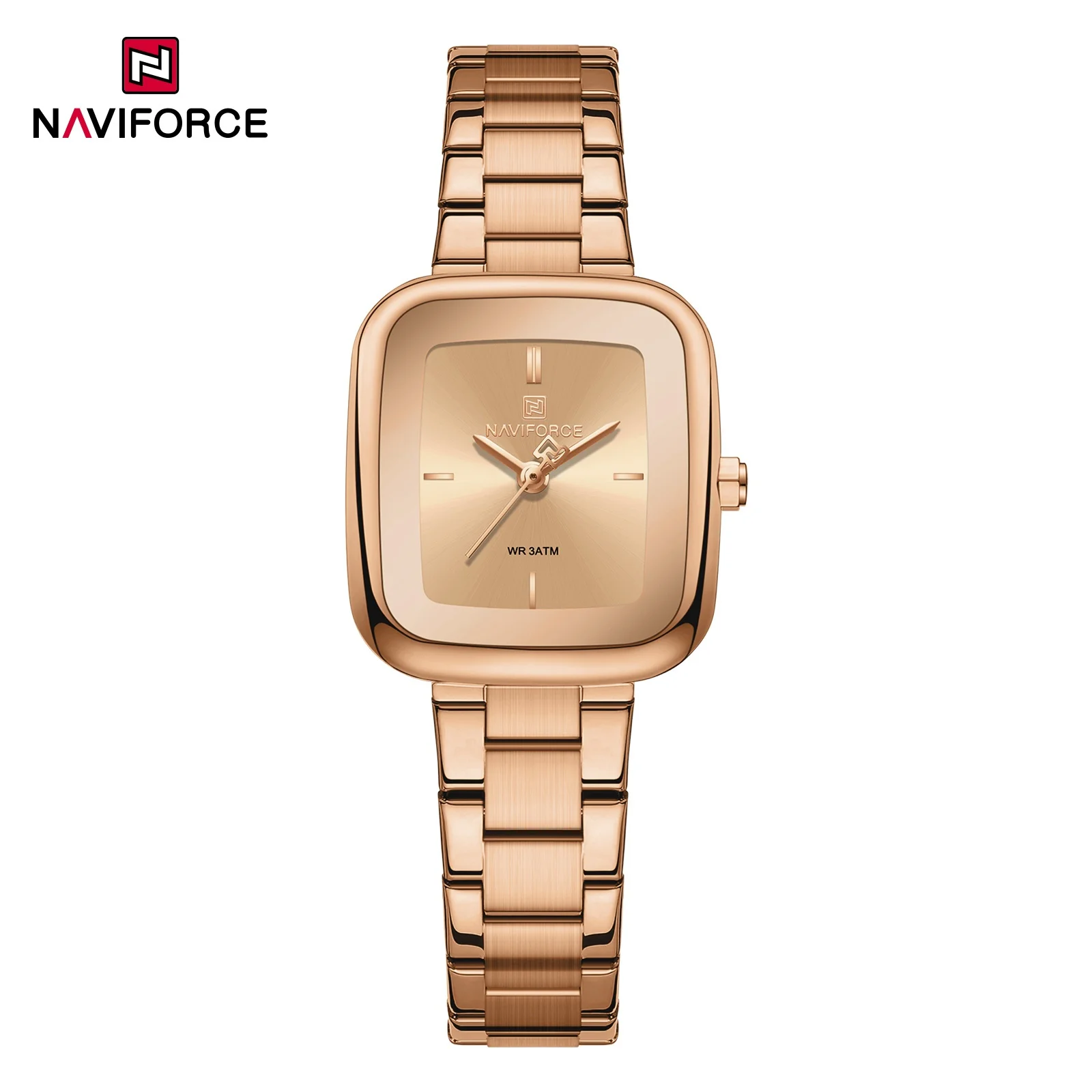 NAVIFORCE Fashion Watches For Women Luxury Brand Quartz Waterproof Elegant Ladies Stainless Steel Strap Wristwatches Gift Clock
NAVIFORCE Fashion Watches For Women Luxury Brand Quartz Waterproof Elegant Ladies Stainless Steel Strap Wristwatches Gift Clock