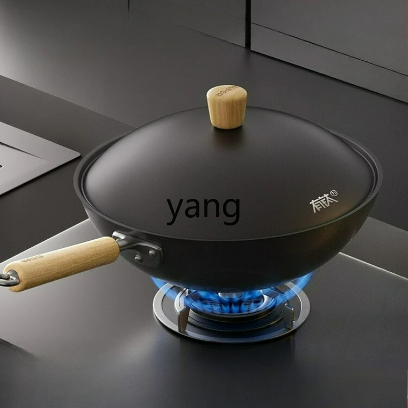 LTT non-stick pan has titanium uncoated wok, household wok, special for induction cooker
LTT non-stick pan has titanium uncoated wok, household wok, special for induction cooker