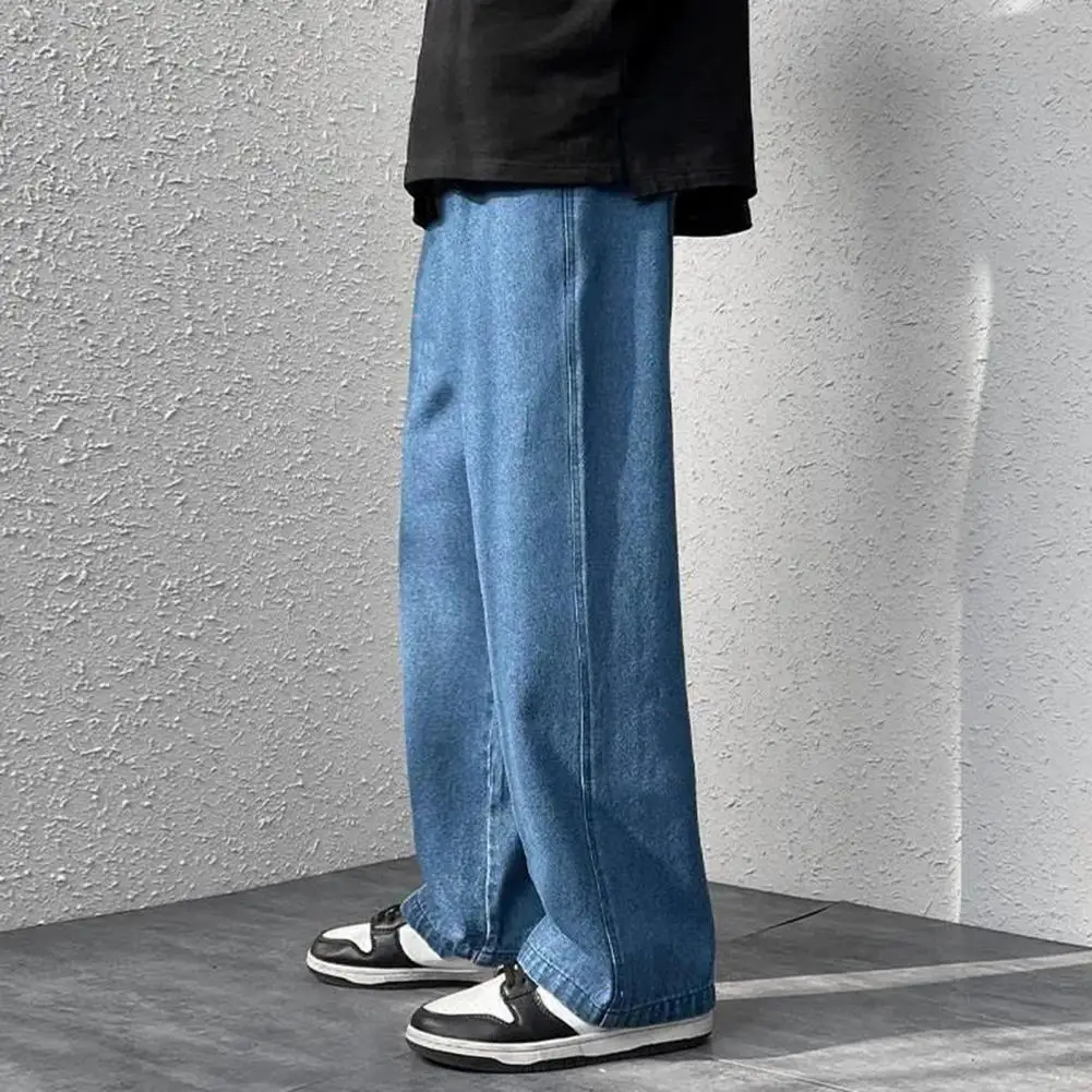 Straight-legged Men Jeans Men Denim Overalls Men's Wide Leg Baggy Jeans Retro Streetwear Fashion for Outdoor Travel Korean Style
Straight-legged Men Jeans Men Denim Overalls Men's Wide Leg Baggy Jeans Retro Streetwear Fashion for Outdoor Travel Korean Style