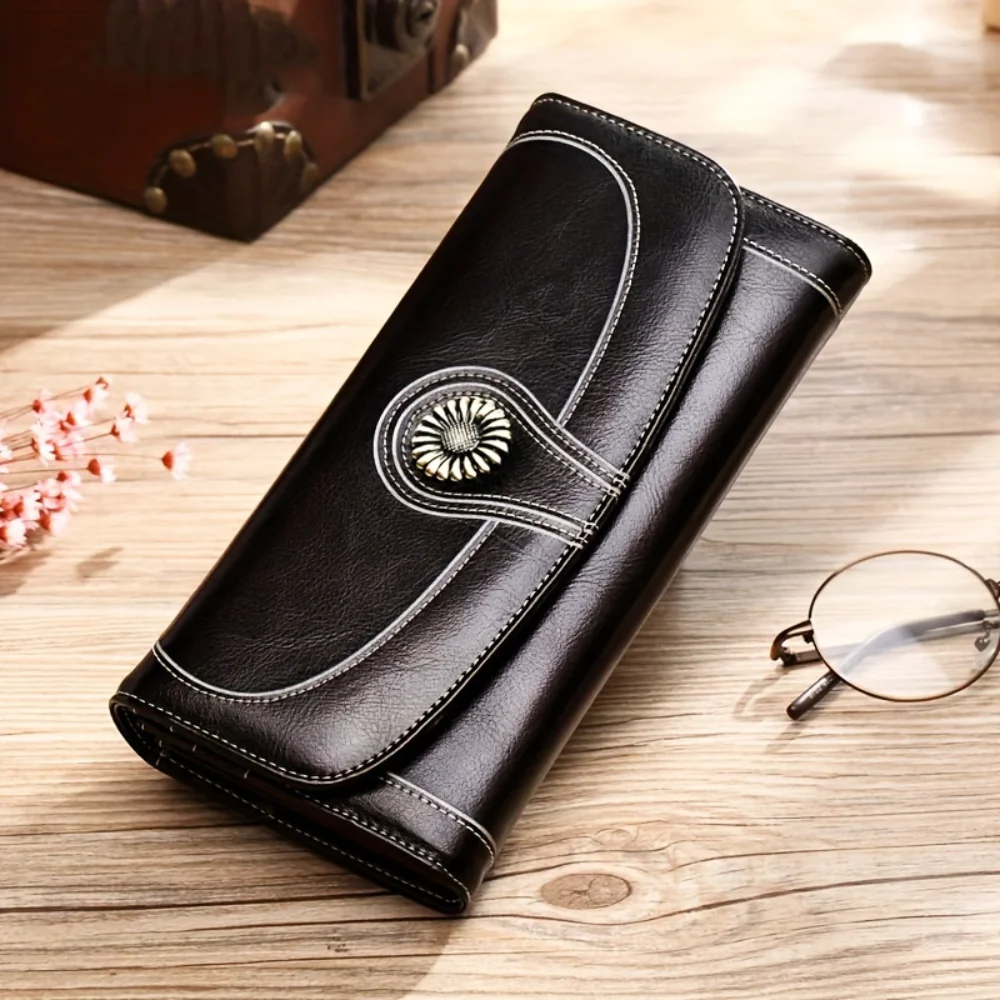 Style Women's Long Wallet, Wallet With Multiple Card Slots, Retro Elegant Clutch Purse
Style Women's Long Wallet, Wallet With Multiple Card Slots, Retro Elegant Clutch Purse