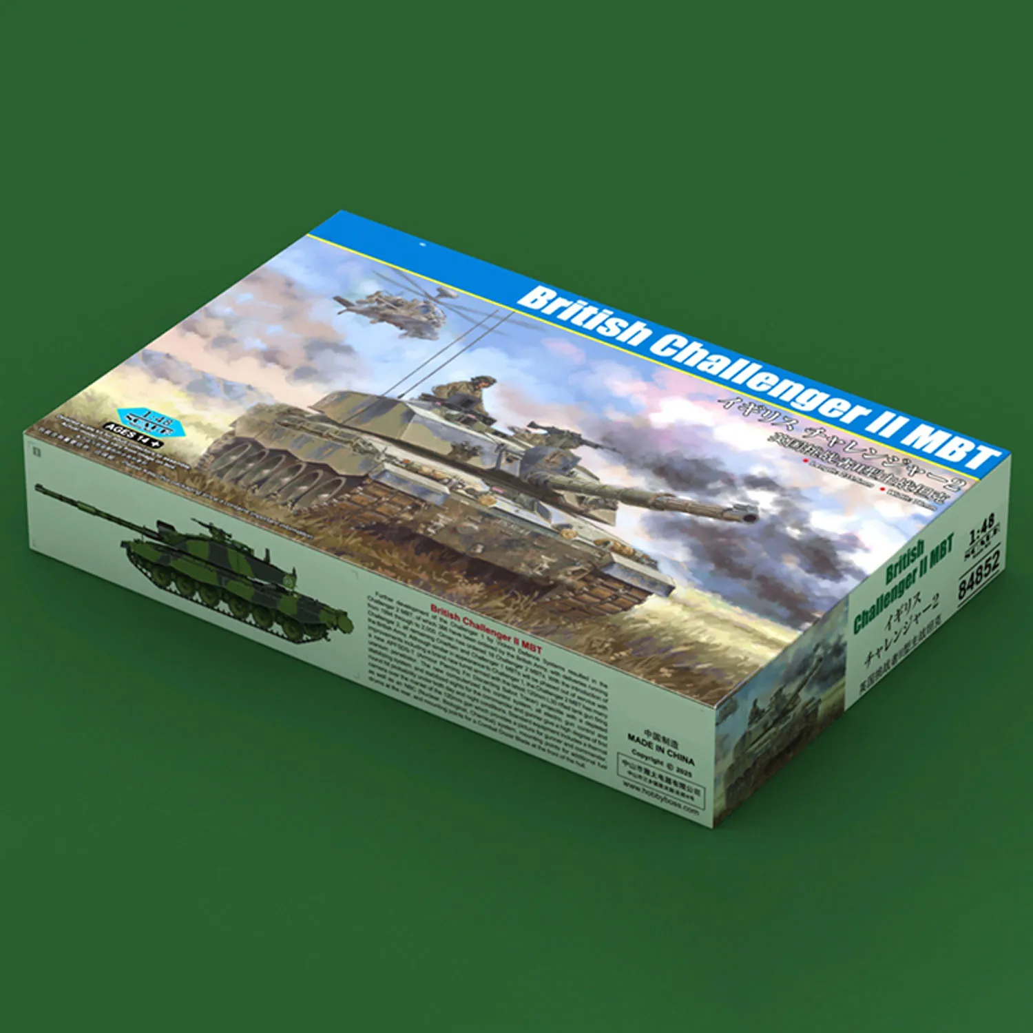 Hobby Boss 84852 1/48 British Challenger II MBT Основный боевой танк 190 + шт. Пластиковый статический комплект Реалистичный дизайн Несобранная модель
Hobby Boss 84852 1/48 British Challenger II MBT Основный боевой танк 190 + шт. Пластиковый статический комплект Реалистичный дизайн Несобранная модель