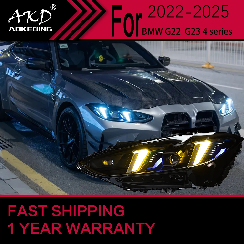 2 PCS Car Lights for BMW G82 G23 4 series G22 LED Headlight 2020-2023 Head Lamp Drl Projector Lens Automotive Accessories
2 PCS Car Lights for BMW G82 G23 4 series G22 LED Headlight 2020-2023 Head Lamp Drl Projector Lens Automotive Accessories