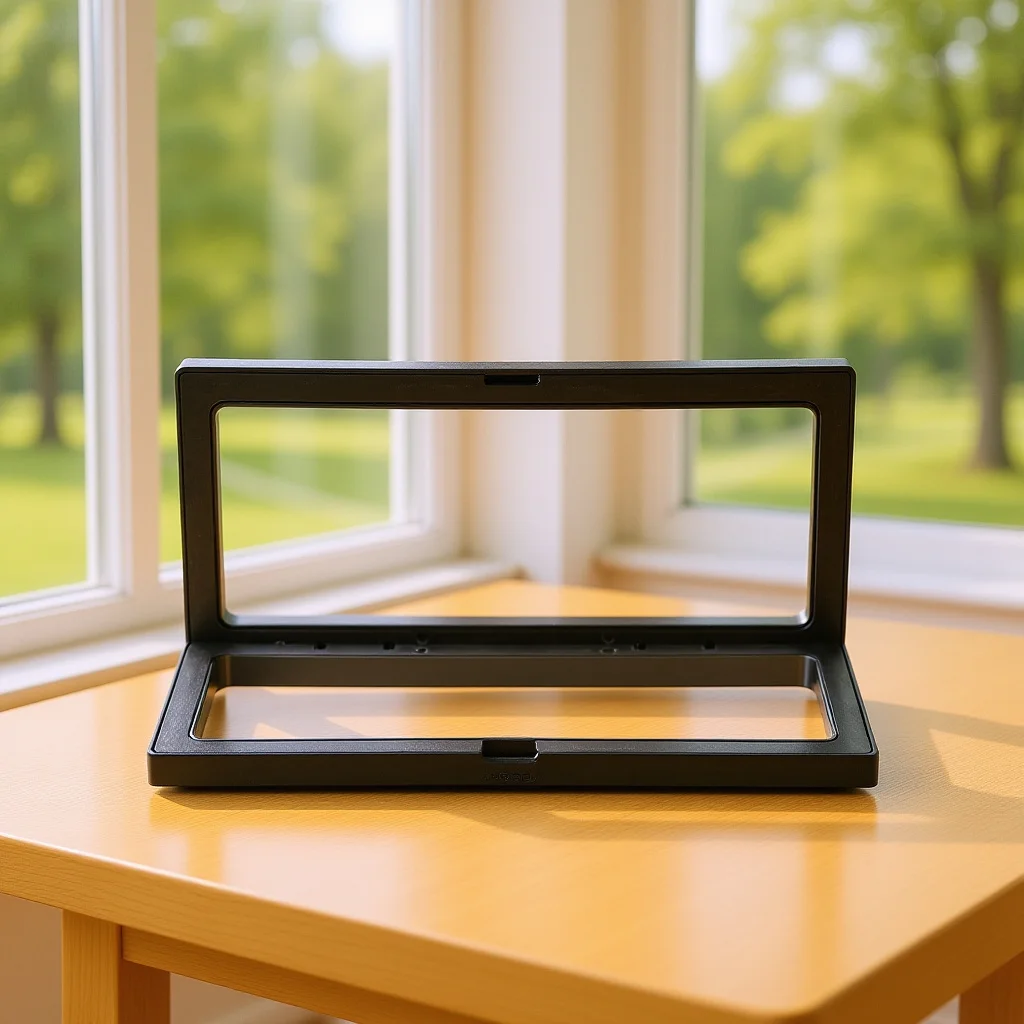 Jewelry Display Box 3D Floating Frame Clear Plastic Show Case For Coins Medals Stamps Chips 23X9Cm Black
Jewelry Display Box 3D Floating Frame Clear Plastic Show Case For Coins Medals Stamps Chips 23X9Cm Black