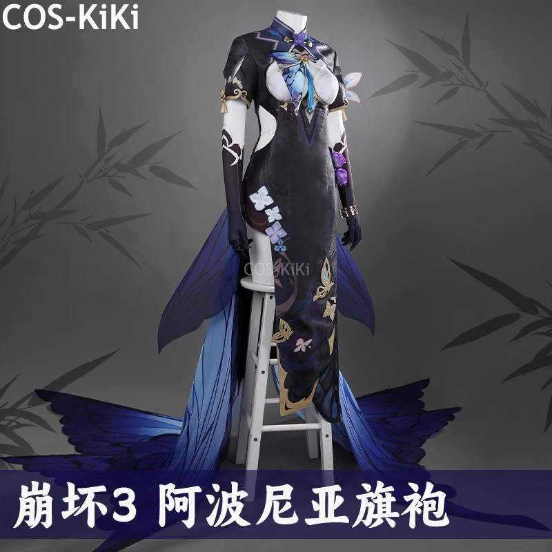 COS-KiKi Honkai Impact 3rd Aponia Ancient Style Cheongsam Game Suit Elegant Uniform Cosplay Costume Halloween Party Outfit Women
COS-KiKi Honkai Impact 3rd Aponia Ancient Style Cheongsam Game Suit Elegant Uniform Cosplay Costume Halloween Party Outfit Women