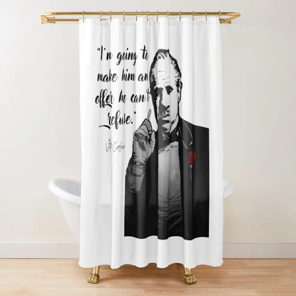 The Godfather Vito Corleone Shower Curtain Bathroom Box Funny Shower Bathroom Accessories Curtain
The Godfather Vito Corleone Shower Curtain Bathroom Box Funny Shower Bathroom Accessories Curtain
