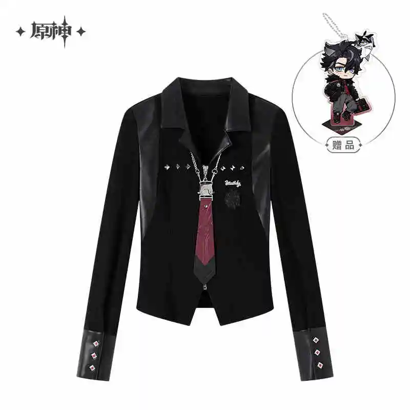 Official Game Wriothesley Shirt MiHoYo Original Genshin Impact Wriothesley Theme Impression Serie Knitting Shirt Cosplay Gift
Official Game Wriothesley Shirt MiHoYo Original Genshin Impact Wriothesley Theme Impression Serie Knitting Shirt Cosplay Gift