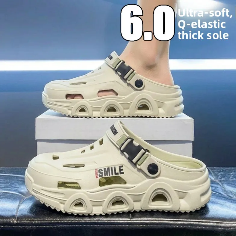 Men's Sandals Summer Outdoor Anti-Slip Soft Bottom Hole Hole Shoes Beach Slippers Driving Two-Purpose Breathable Thick Heel
Men's Sandals Summer Outdoor Anti-Slip Soft Bottom Hole Hole Shoes Beach Slippers Driving Two-Purpose Breathable Thick Heel