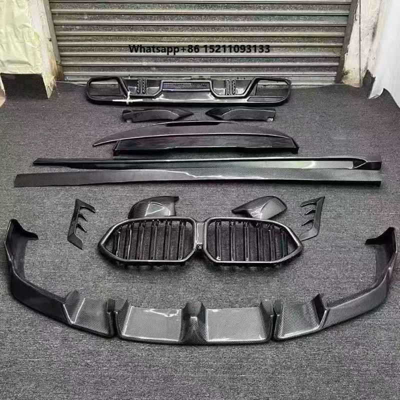 Suitable for 20-22 X6M F96 Upgraded and Modified True Carbon Fiber 3K Diagonal Wide Body Surround Body Kit
Suitable for 20-22 X6M F96 Upgraded and Modified True Carbon Fiber 3K Diagonal Wide Body Surround Body Kit