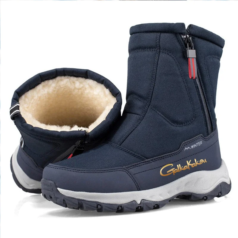 2023 Winter Unisex Outdoor Sport Fishing Snow Boots Plus Velvet Warm Non-slip Waterproof Men's Short Barrel Large Cotton Shoes
2023 Winter Unisex Outdoor Sport Fishing Snow Boots Plus Velvet Warm Non-slip Waterproof Men's Short Barrel Large Cotton Shoes