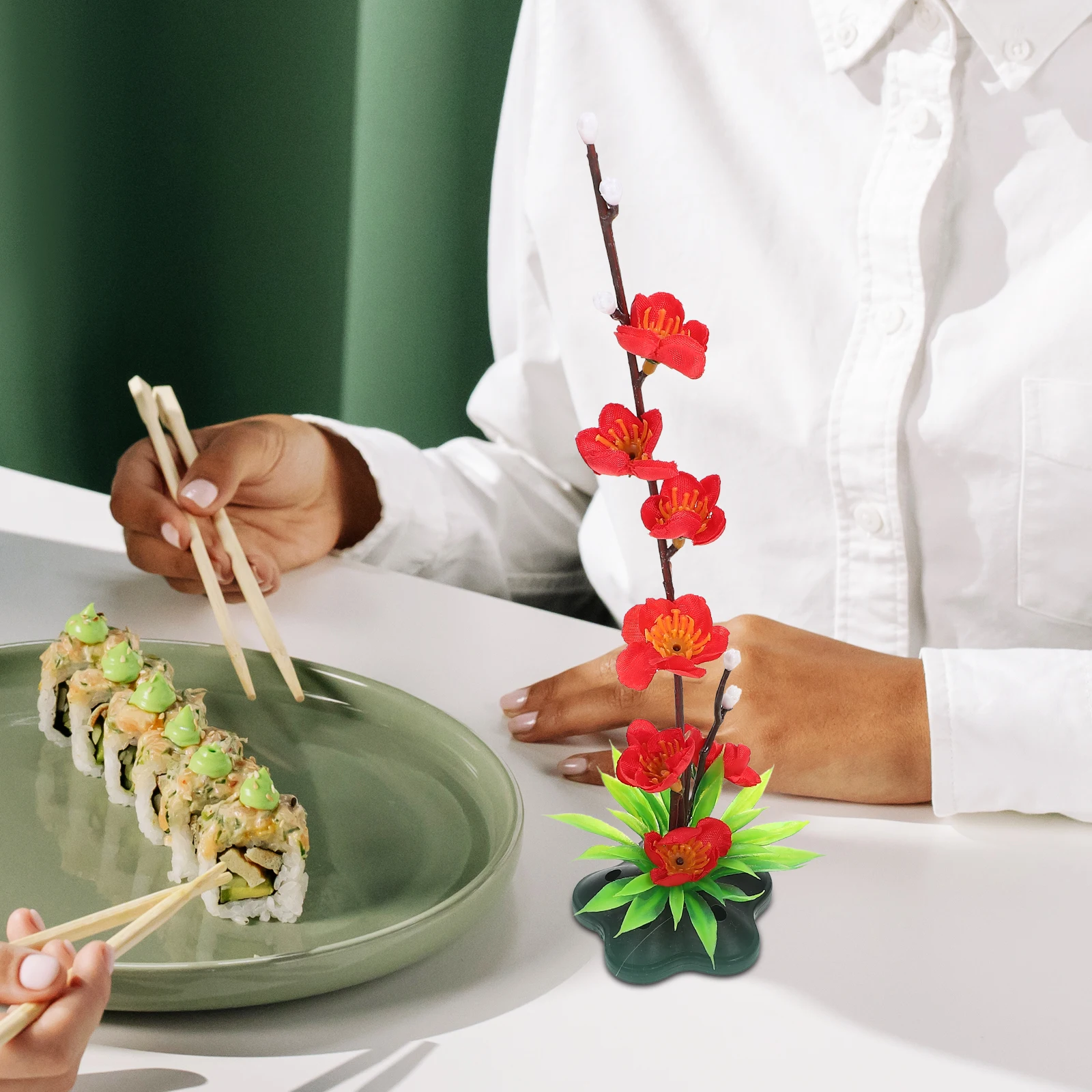 2Pcs Sushi Plate Supplies Ice Tray Flower Decor Reusable Safe Healthy Make Sushi More Attractive Fake Flowers
2Pcs Sushi Plate Supplies Ice Tray Flower Decor Reusable Safe Healthy Make Sushi More Attractive Fake Flowers