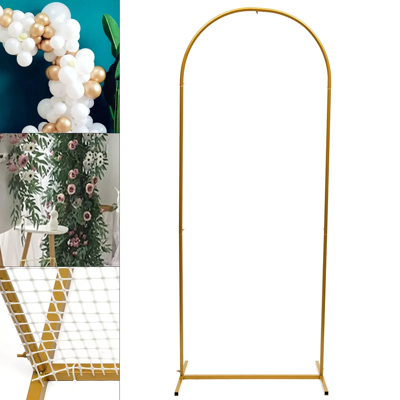 Gold Mesh Wall Stand Arch Backdrop Iron Wedding Event Party Props DIY Decoration
Gold Mesh Wall Stand Arch Backdrop Iron Wedding Event Party Props DIY Decoration