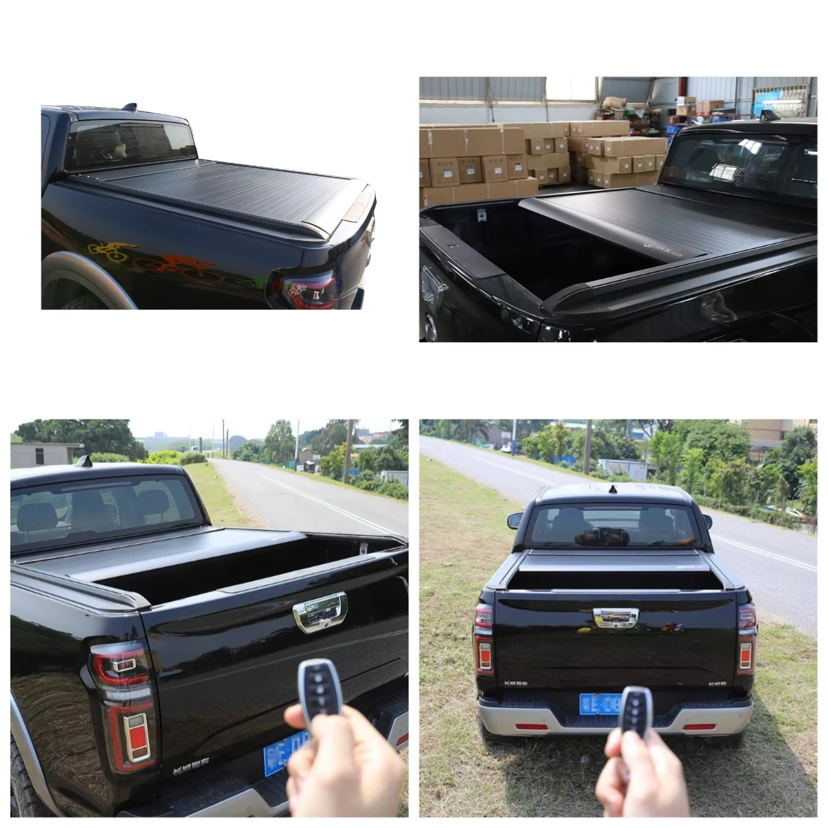 Pickup Truck Electric Aluminum Roller Lid Shutter for Np300 Tonneau Cover
Pickup Truck Electric Aluminum Roller Lid Shutter for Np300 Tonneau Cover