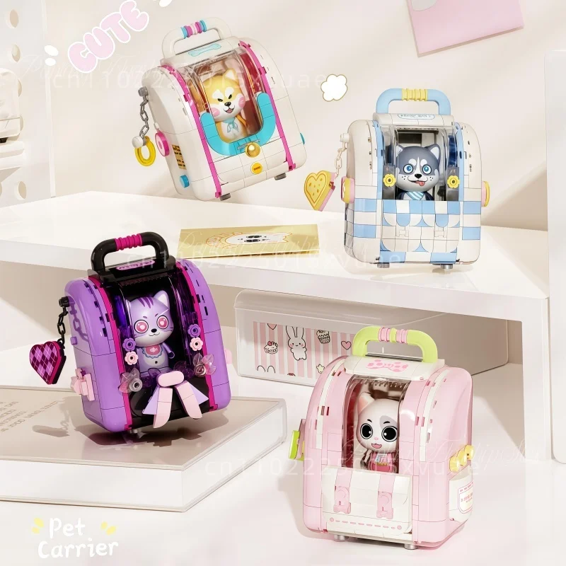 Cute Pet Bags Building Blocks Cats Puppies Small Particles Assembling Model Toys Desktop Decoration for A Girl‘s Birthday Gifts
Cute Pet Bags Building Blocks Cats Puppies Small Particles Assembling Model Toys Desktop Decoration for A Girl‘s Birthday Gifts