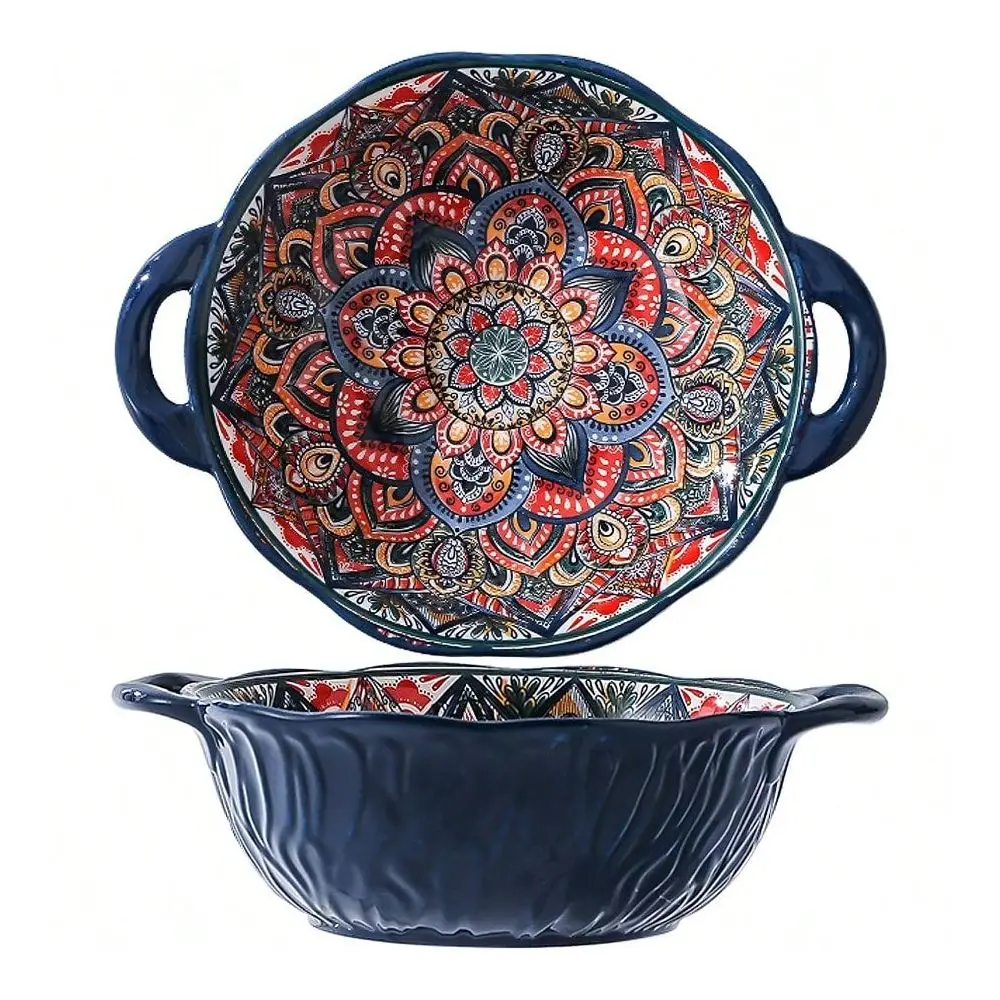 Pack Boho Ceramic Serving Bowls With Handles 40 Oz Porcelain Salad Bowls Large Serving Dishes For Entertaining Mixing Bowls For
Pack Boho Ceramic Serving Bowls With Handles 40 Oz Porcelain Salad Bowls Large Serving Dishes For Entertaining Mixing Bowls For