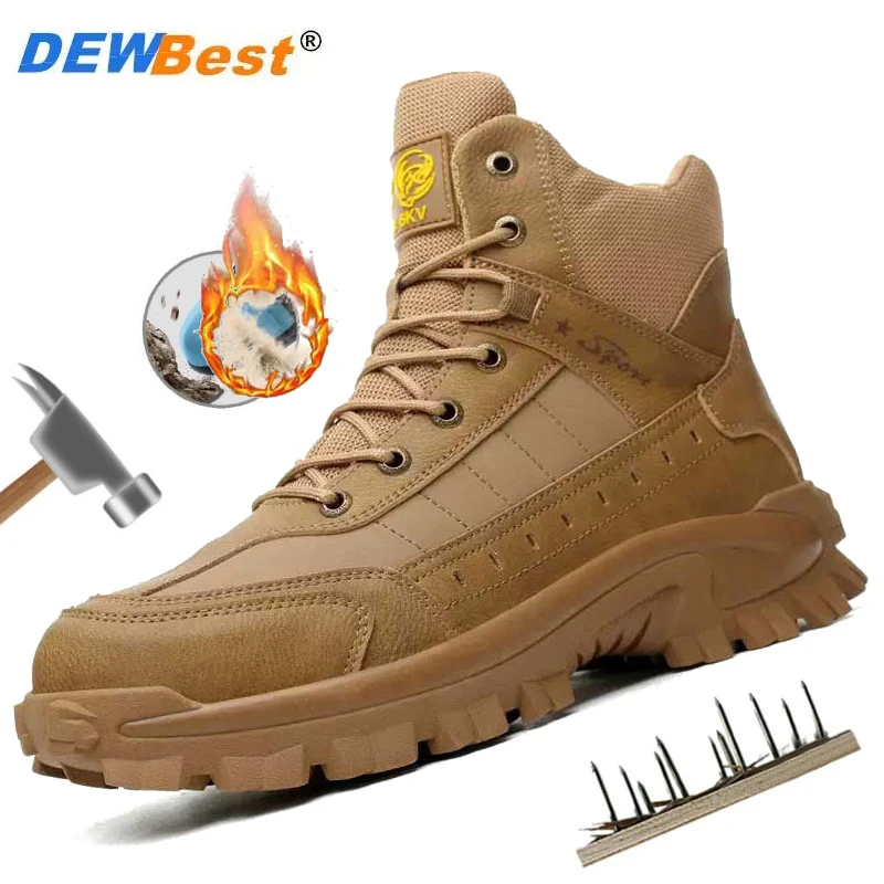 Winter wool new steel head anti-smash anti-puncture labour insurance shoes warm fashion wear-resistant safety shoes for men
Winter wool new steel head anti-smash anti-puncture labour insurance shoes warm fashion wear-resistant safety shoes for men