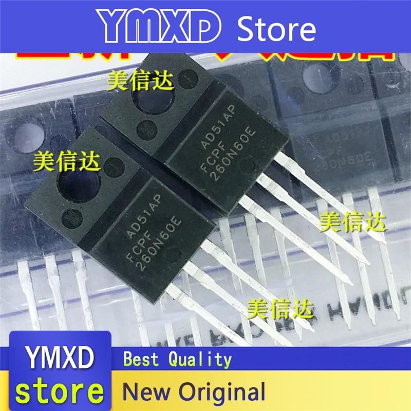 10 шт./лот, новая оригинальная полевая трубка FCPF260N60E 260 N60 15A600V TO-220F, в наличии
10 шт./лот, новая оригинальная полевая трубка FCPF260N60E 260 N60 15A600V TO-220F, в наличии