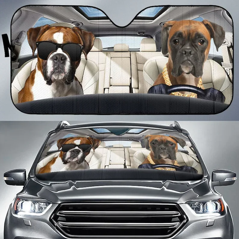 Dog - Boxer - Auto Sun Shade Car Accessories, Windshield Sunshade, Customized Gift Custom Sunshade, Auto Sun Shade, personalized
Dog - Boxer - Auto Sun Shade Car Accessories, Windshield Sunshade, Customized Gift Custom Sunshade, Auto Sun Shade, personalized
