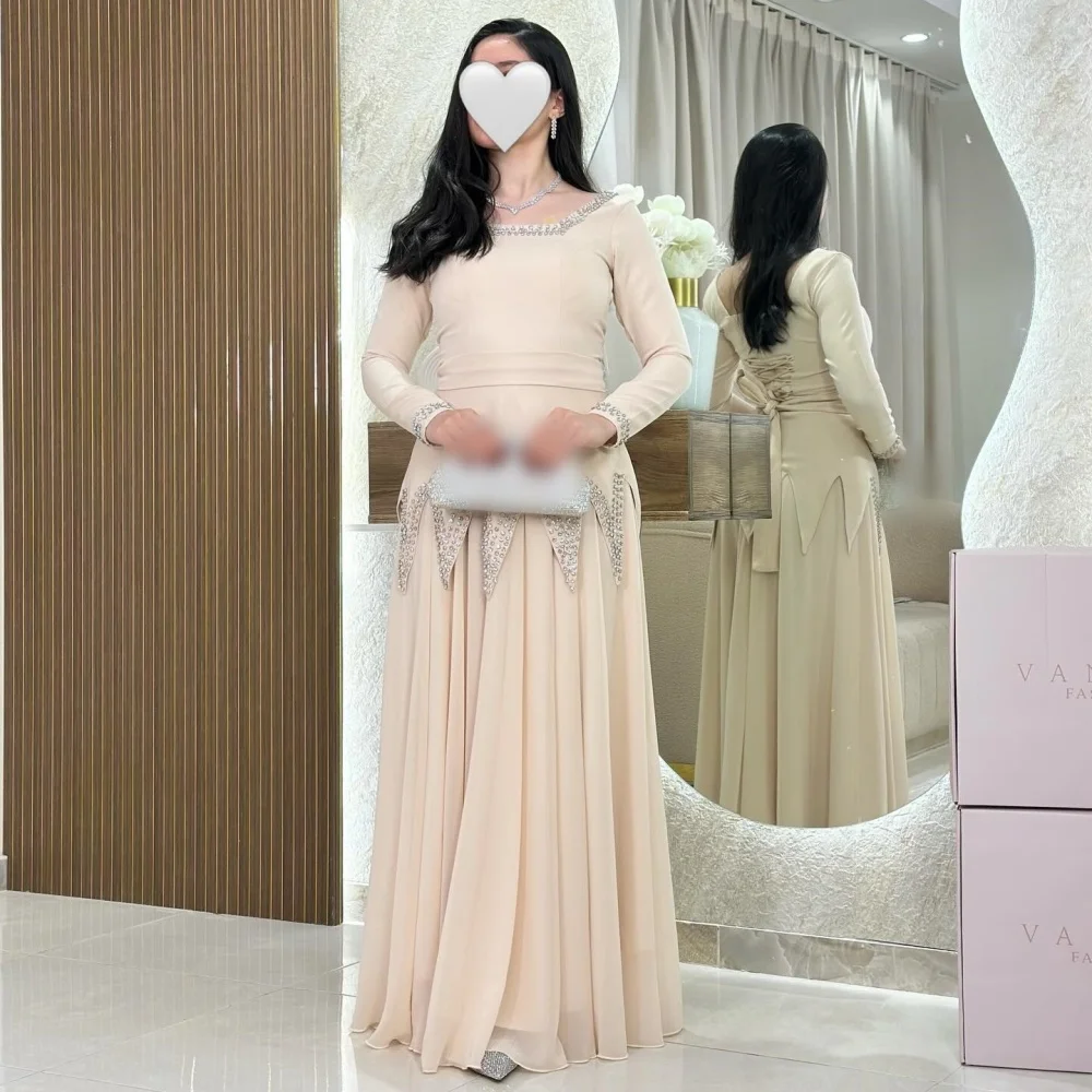 Customized Formal Evening Gowns Glitter Square Neck A-line Long Dresses Elegant Wedding Party Dress High Quality Classic
Customized Formal Evening Gowns Glitter Square Neck A-line Long Dresses Elegant Wedding Party Dress High Quality Classic