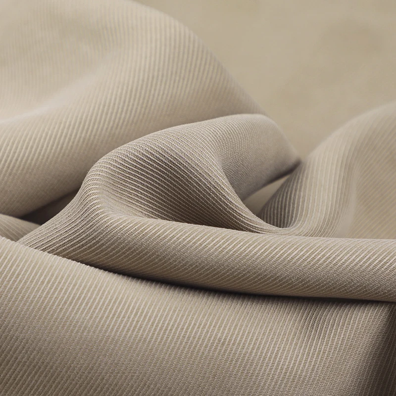 150CM Wide 400G/M Light Coffee Color Fabric for Summer Autumn Copper Ammonia Wire Dress Pants Solid Color Twill Fabric R167
150CM Wide 400G/M Light Coffee Color Fabric for Summer Autumn Copper Ammonia Wire Dress Pants Solid Color Twill Fabric R167