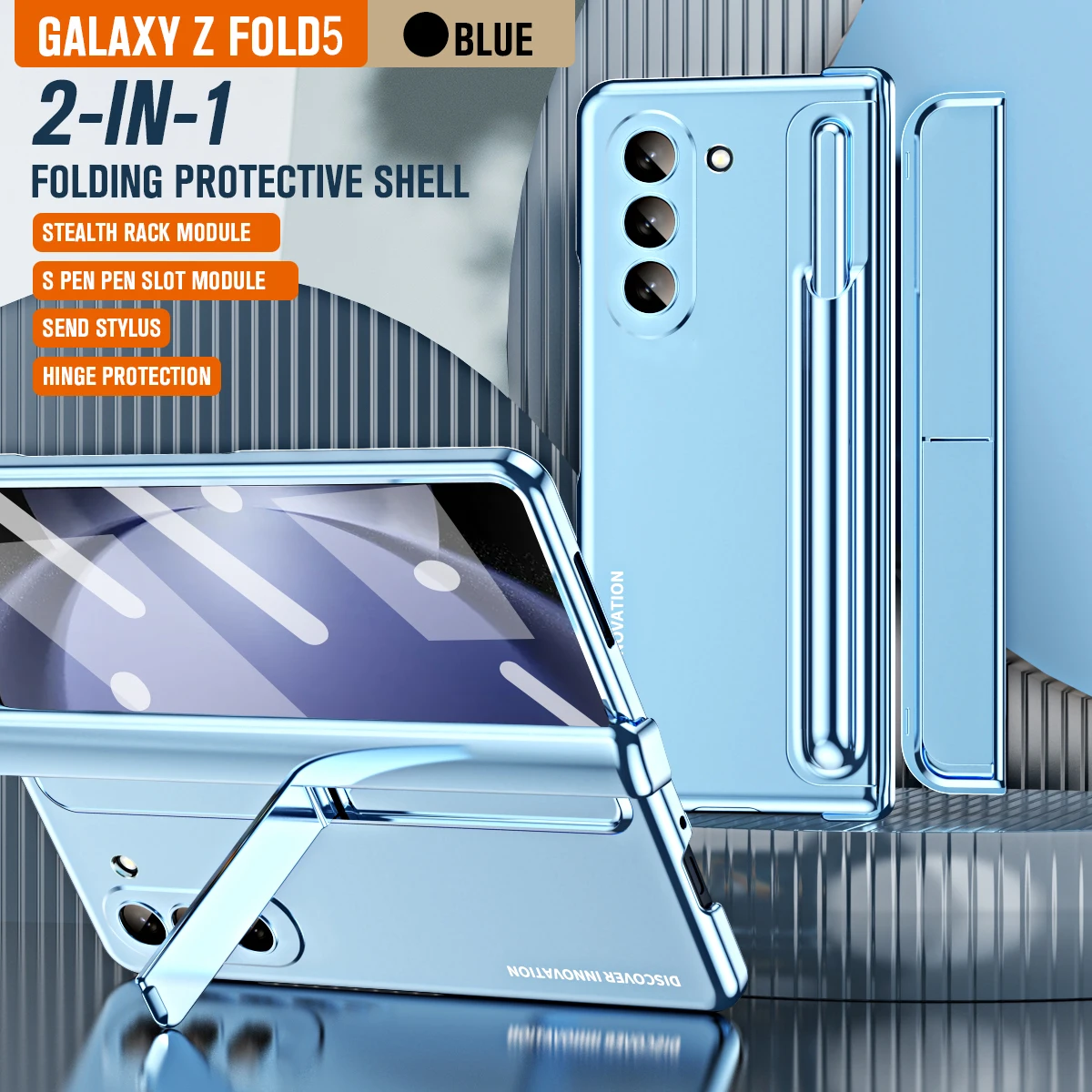 4 в 1 матовый съемный чехол с подставкой для Samsung Galaxy Z Fold 5 Fold5 со слотом для ручки HD-стекло Защитная крышка для экрана
4 в 1 матовый съемный чехол с подставкой для Samsung Galaxy Z Fold 5 Fold5 со слотом для ручки HD-стекло Защитная крышка для экрана