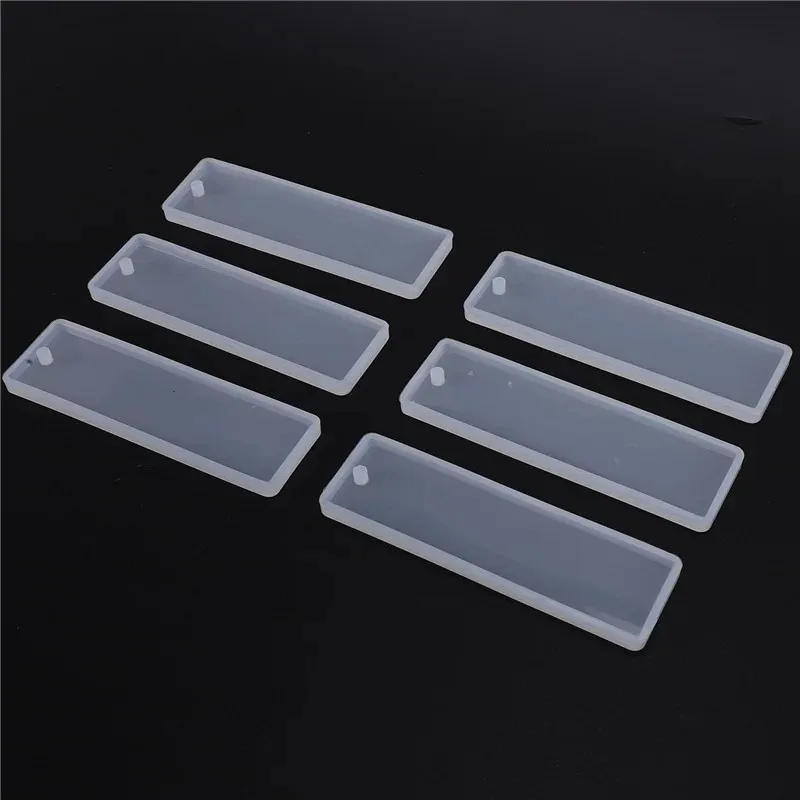 The New 6 Pcs/Set Rectangle Silicone Bookmark Mold DIY Bookmark Mould Making Epoxy Resin Jewelry Craft Transparent Mold
The New 6 Pcs/Set Rectangle Silicone Bookmark Mold DIY Bookmark Mould Making Epoxy Resin Jewelry Craft Transparent Mold