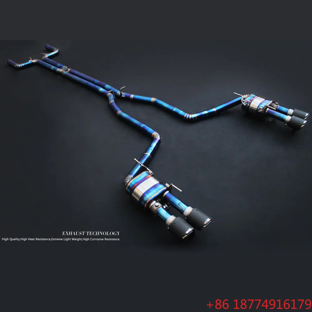 High Performance OBM MM Valvetronic Catback for Quattroporte 3.0t V6/4.2 V8/4.7 V8 Titanium Muffler Valved with Tips
High Performance OBM MM Valvetronic Catback for Quattroporte 3.0t V6/4.2 V8/4.7 V8 Titanium Muffler Valved with Tips