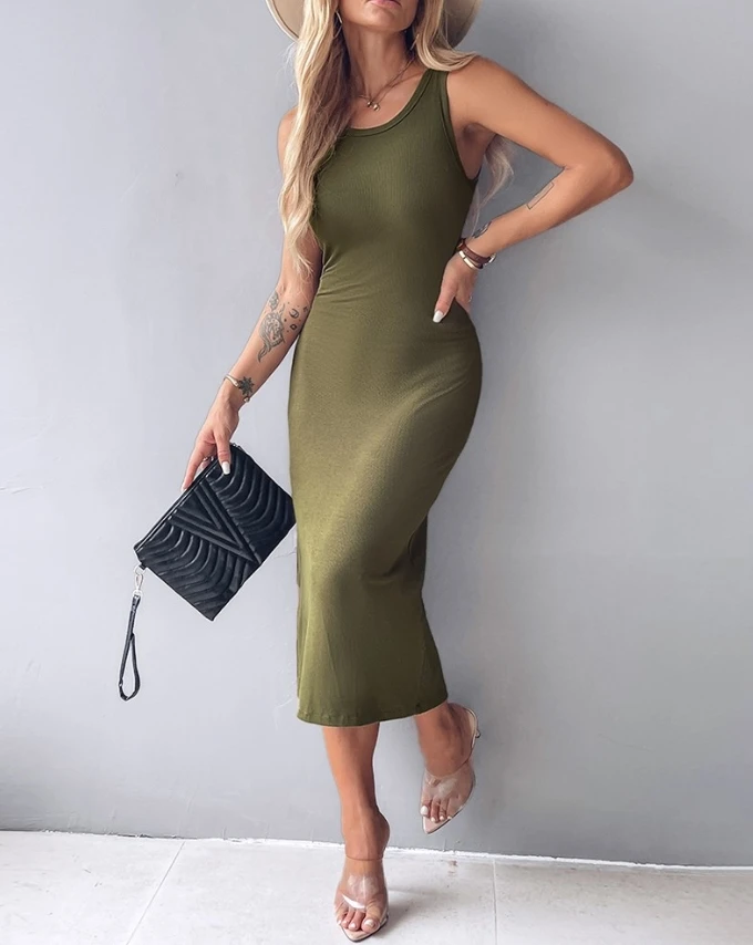 100pcs in stock women's round neck sleeveless groove strip sleeveless dress and chest cotton (shipped within 48 hours)
100pcs in stock women's round neck sleeveless groove strip sleeveless dress and chest cotton (shipped within 48 hours)