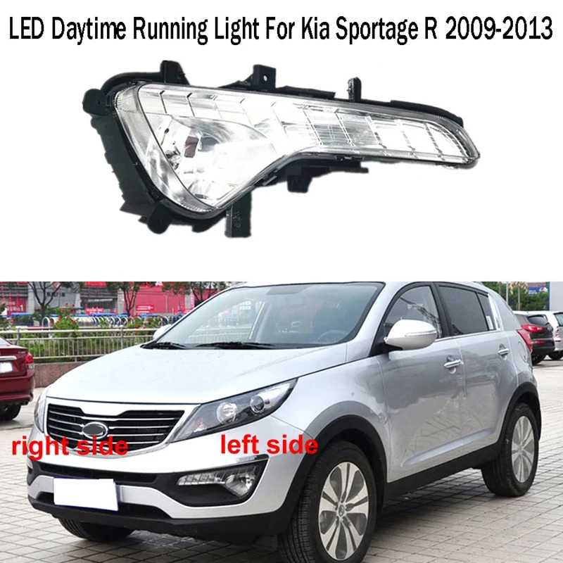 Car LED Daytime Running Lights Fog Lamps Modified With Line Front Bumper Light For Kia Sportage R 2011-2013
Car LED Daytime Running Lights Fog Lamps Modified With Line Front Bumper Light For Kia Sportage R 2011-2013