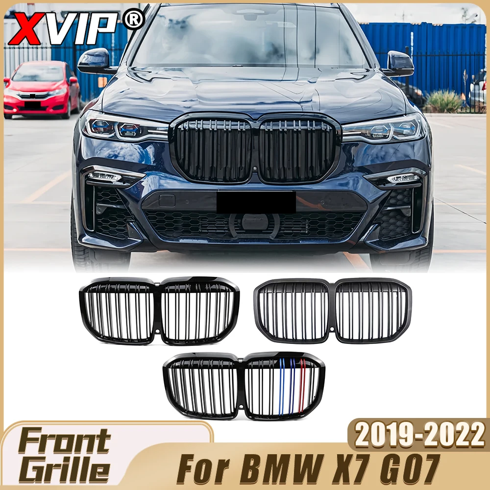 XVIP Front Matte Black Double Line Style Racing Grille Glossy M-Color Bumper Grill Upper Grill For BMW X7 G07 2019-2022 Facelift
XVIP Front Matte Black Double Line Style Racing Grille Glossy M-Color Bumper Grill Upper Grill For BMW X7 G07 2019-2022 Facelift