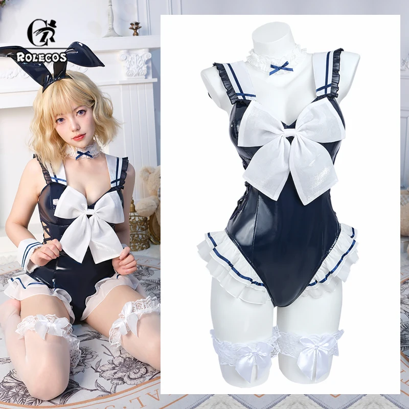 ROLECOS Original Sexy Navy Blue Bunny Suit Cosplay Costume Festival Party Women Dress Uniform Jumpsuit Outfit Halloween Fullset
ROLECOS Original Sexy Navy Blue Bunny Suit Cosplay Costume Festival Party Women Dress Uniform Jumpsuit Outfit Halloween Fullset