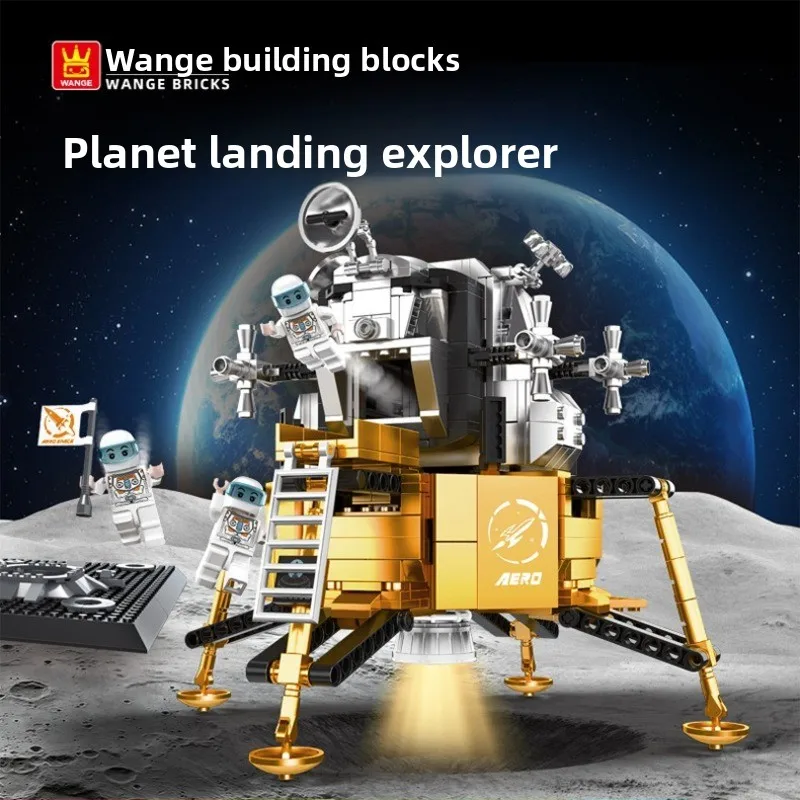Space Series Small Particle Building Blocks, Planet Landing Explorer Astronaut Moon Landing Model Educational Toy for Kids
Space Series Small Particle Building Blocks, Planet Landing Explorer Astronaut Moon Landing Model Educational Toy for Kids