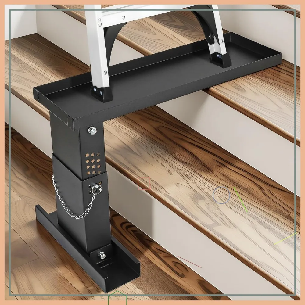 Heavy-Duty Ladder Levelers with Non-Slip Platform, Adjustable 10.2"-16.5" Height for Extension/Straight/Telescopic Ladders
Heavy-Duty Ladder Levelers with Non-Slip Platform, Adjustable 10.2"-16.5" Height for Extension/Straight/Telescopic Ladders