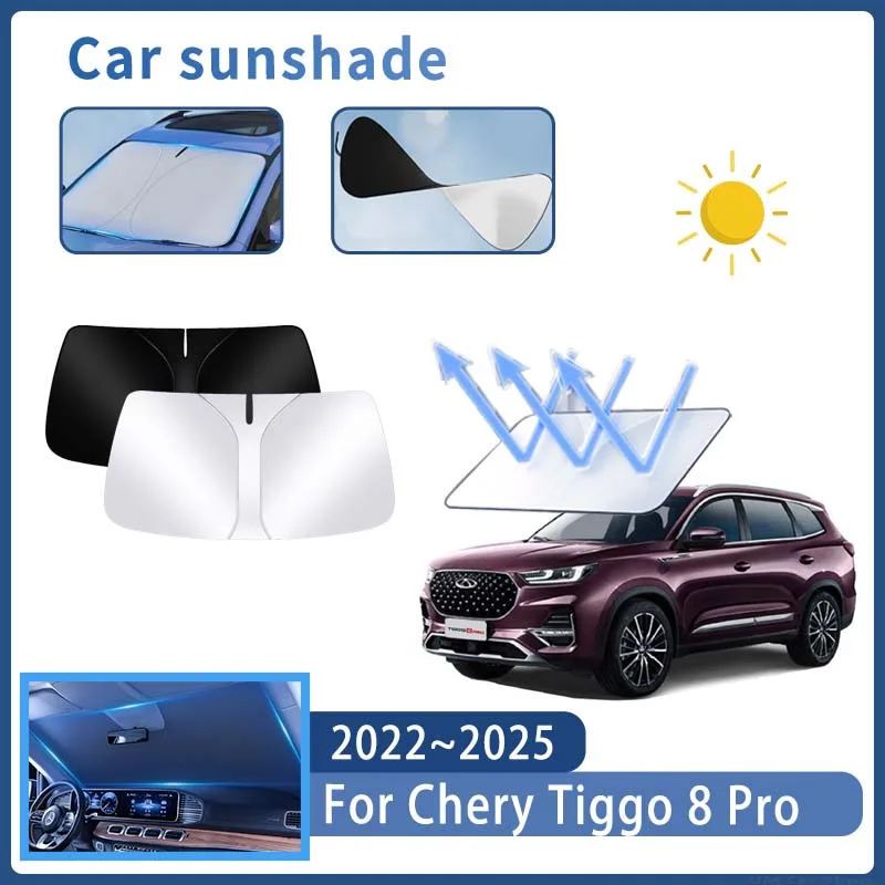 Foldable Car Sun Visor For Chery Tiggo 8 Pro 2022~2025 Front Windshield Sunshade Heat Insulation Summer Cooling Auto Accessories
Foldable Car Sun Visor For Chery Tiggo 8 Pro 2022~2025 Front Windshield Sunshade Heat Insulation Summer Cooling Auto Accessories