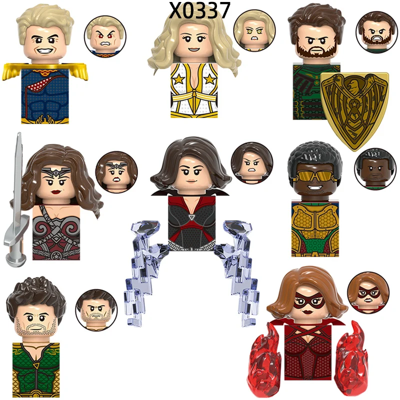 The Homelander Starlight Soldier Boys Crimson Countess Stormfront A Train Queen Maeve Deep Model Blocks MOC Bricks Set X0337
The Homelander Starlight Soldier Boys Crimson Countess Stormfront A Train Queen Maeve Deep Model Blocks MOC Bricks Set X0337