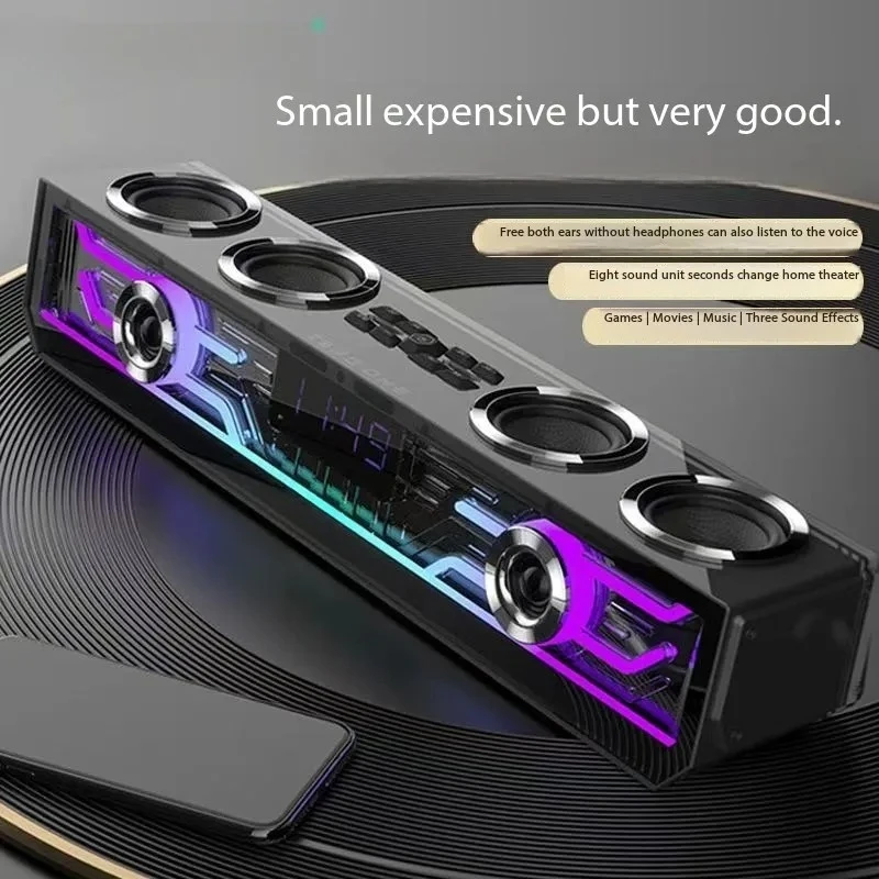 Stereo Surround Sound System E-sports Wired Gaming Speaker 80W HIgh Power SH01 TV/PC Sound Bar Subwoofer Desktop HIFI 6D
Stereo Surround Sound System E-sports Wired Gaming Speaker 80W HIgh Power SH01 TV/PC Sound Bar Subwoofer Desktop HIFI 6D