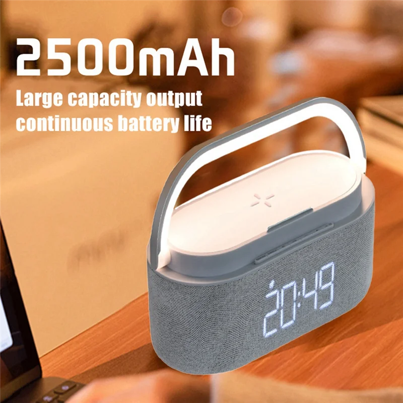 POP-lModern Desk Lamp Wireless Charger Multifunctional Bluetooth Connected Music Player Digital Time Display Desk
POP-lModern Desk Lamp Wireless Charger Multifunctional Bluetooth Connected Music Player Digital Time Display Desk