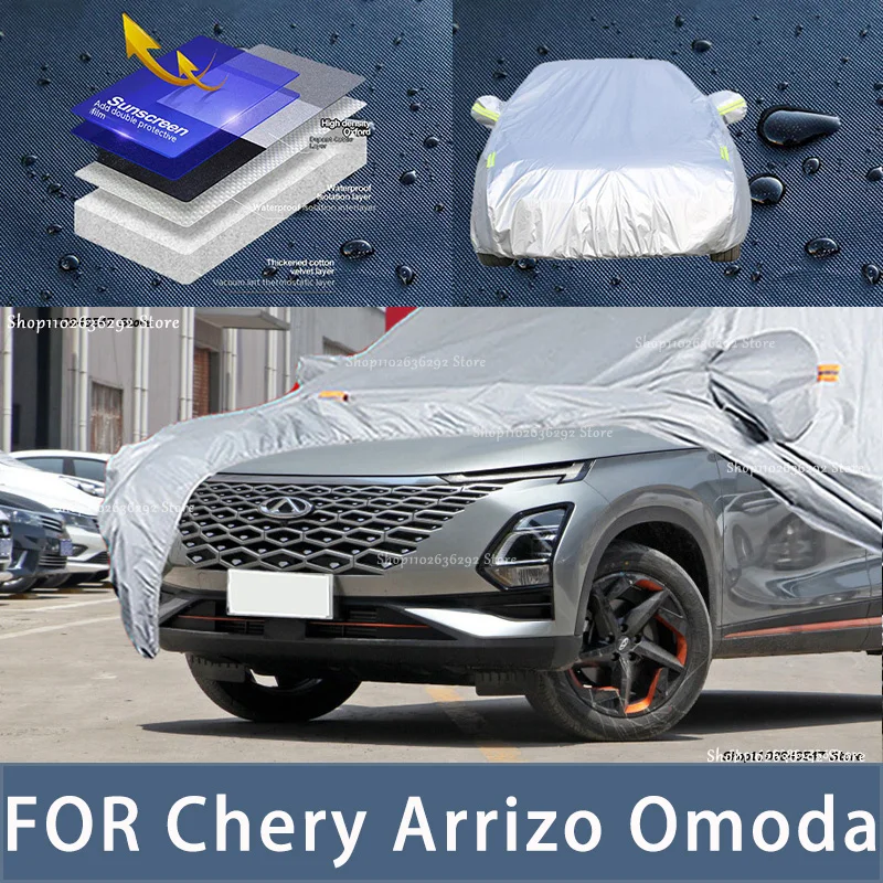 For Chery Arrizo Omoda Outdoor Protection Full Car Covers Snow Cover Sunshade Waterproof Dustproof Exterior Car accessories
For Chery Arrizo Omoda Outdoor Protection Full Car Covers Snow Cover Sunshade Waterproof Dustproof Exterior Car accessories