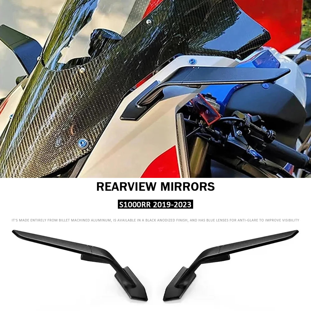 Rearview Rear For BMW S1000RR Motorcycle Stealth Sport Winglet Mirror Kits Adjustable Stealth Mirrors S1000 RR 2019-2024
Rearview Rear For BMW S1000RR Motorcycle Stealth Sport Winglet Mirror Kits Adjustable Stealth Mirrors S1000 RR 2019-2024
