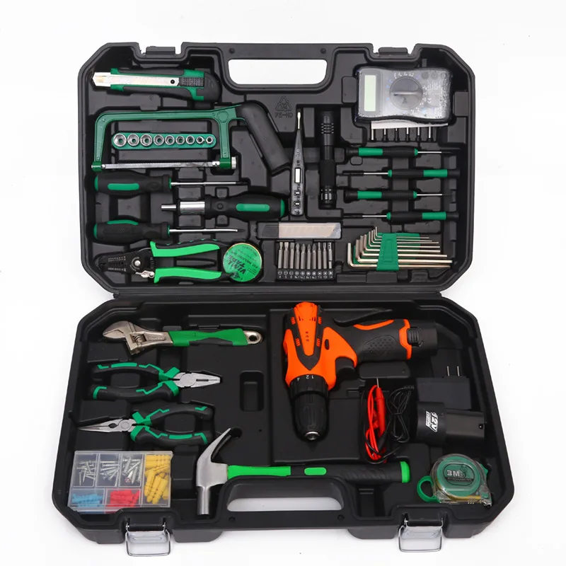 Customizable multifunctional household combination lithium battery drill set, hardware power tool set
Customizable multifunctional household combination lithium battery drill set, hardware power tool set