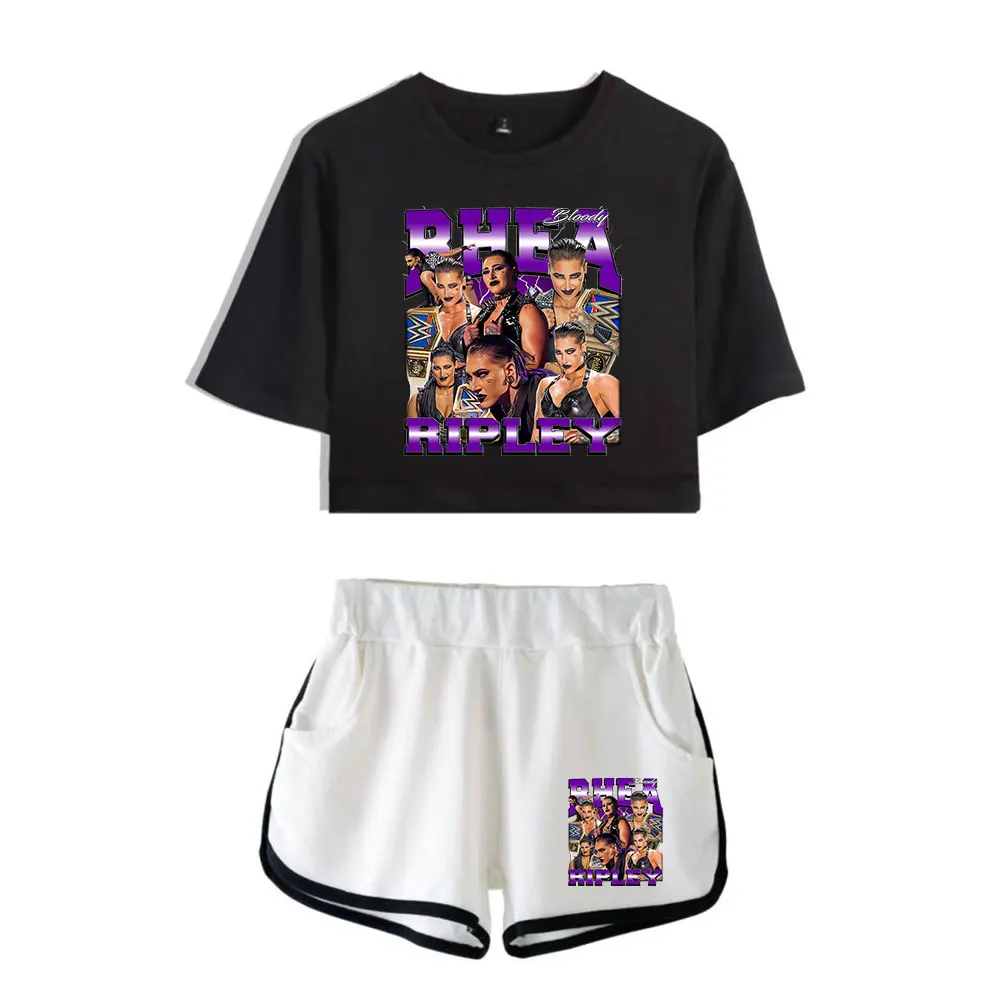 Rhea Ripley Suit Vintage 90s logo Merch Tops Two Piece Set Shorts+Lovely TShirt Trendy Suit Harajuku Tops
Rhea Ripley Suit Vintage 90s logo Merch Tops Two Piece Set Shorts+Lovely TShirt Trendy Suit Harajuku Tops