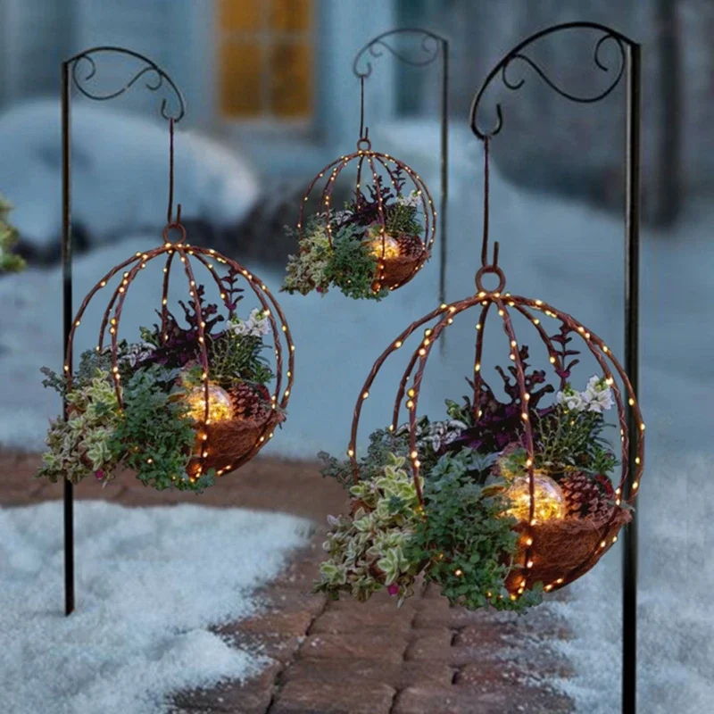DIY Christmas Hanging Basket Wreath Handmade Durable Xmas Decoration Novelty Garlands Vivid Indoor Outdoor Decoration
DIY Christmas Hanging Basket Wreath Handmade Durable Xmas Decoration Novelty Garlands Vivid Indoor Outdoor Decoration