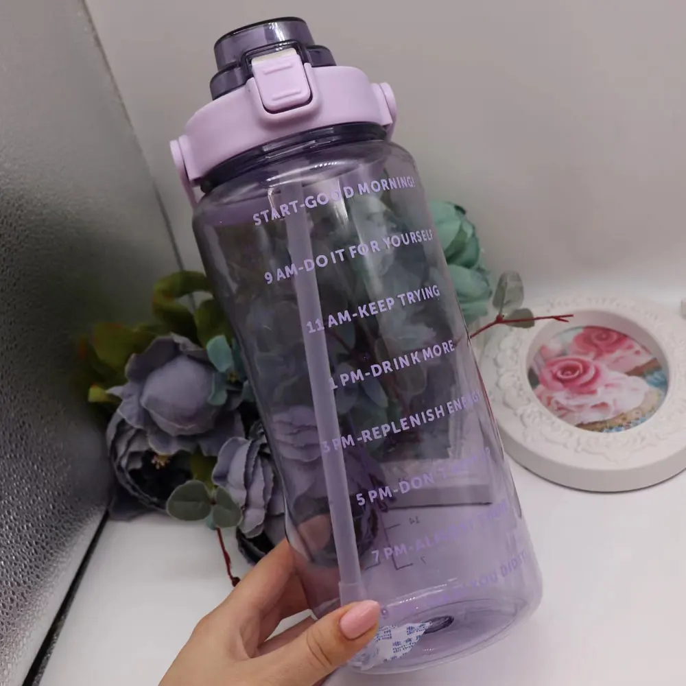 Large Capacity 2L Sports Water Bottle with Straw Portable Fitness Bike Cup Transparent Kettle for Road Trip Outdoor Plastic Cup
Large Capacity 2L Sports Water Bottle with Straw Portable Fitness Bike Cup Transparent Kettle for Road Trip Outdoor Plastic Cup