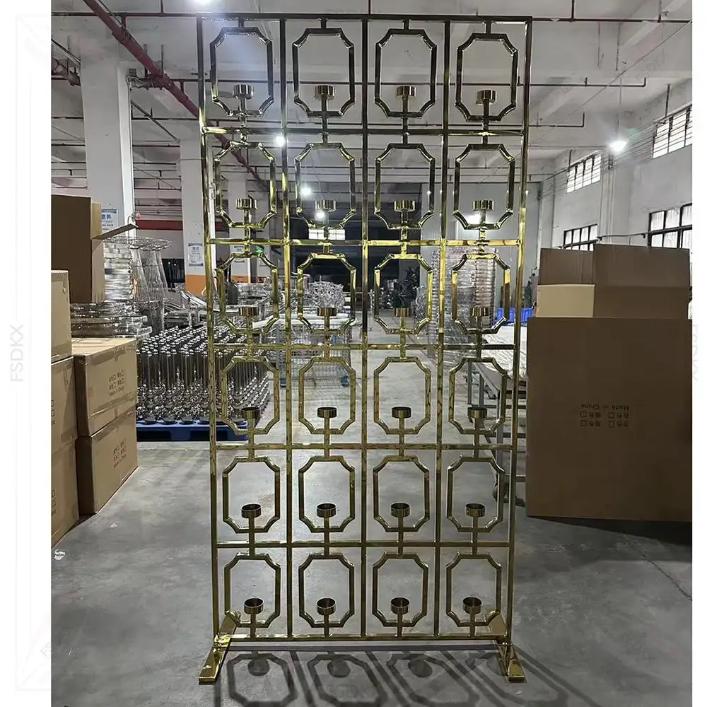 FSDKX Wedding New Designed Candle Holder Backdrops Backwalls Wedding Stage Candle Walls
FSDKX Wedding New Designed Candle Holder Backdrops Backwalls Wedding Stage Candle Walls